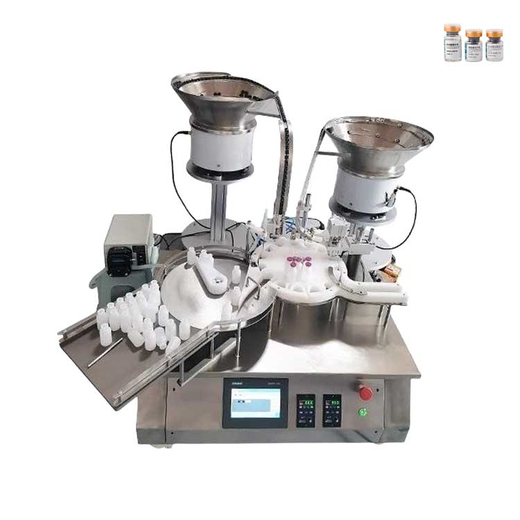 FillinMachine Hone Automatic Tabletop Small Volume Bottle Filling Machine 4 Head Vial Vape Filling Machine