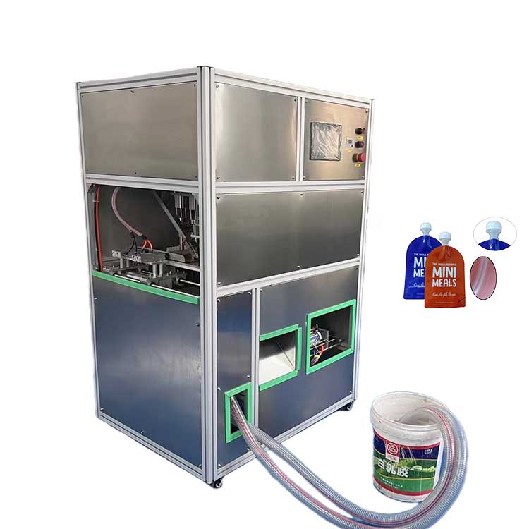 FillinMachine Automatic 5000ml Doypack Spout Pouch Soft Pack Liquid Filling Capping Machine Nozzle Pouch Filling Capping Machine