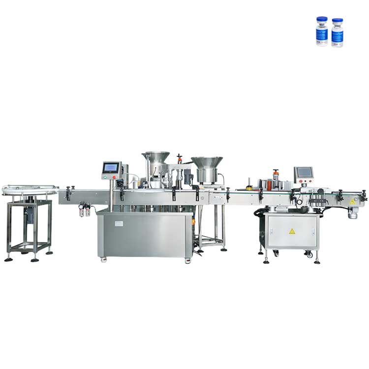 FillinMachine DHGX011 1ml 2ml 5ml 10ml 30ml Vial Pharmaceutical Dental Injection Liquid Powder Filling Capping Machine