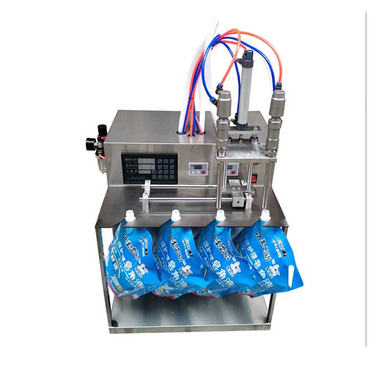 FillinMachine spout pouch juice liquid self-supporting bag filling capping machines for soybean milk