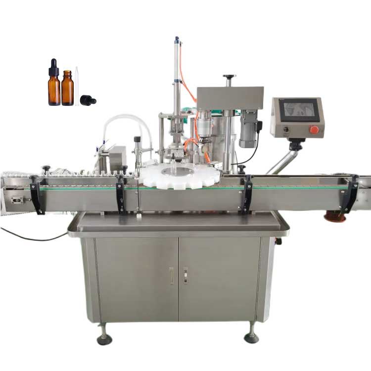 FillinMachine table top liquid filler with conveyor vial milk water pp plastic bottle filling machine automatic