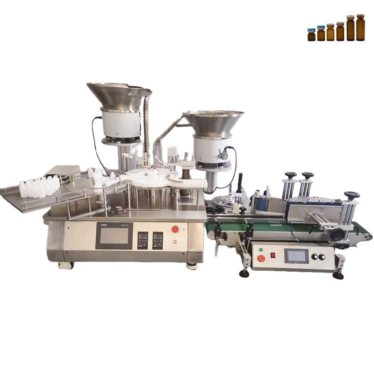 FillinMachine 10ml liquid vial filling machine and capping machine poultry vaccination equipment