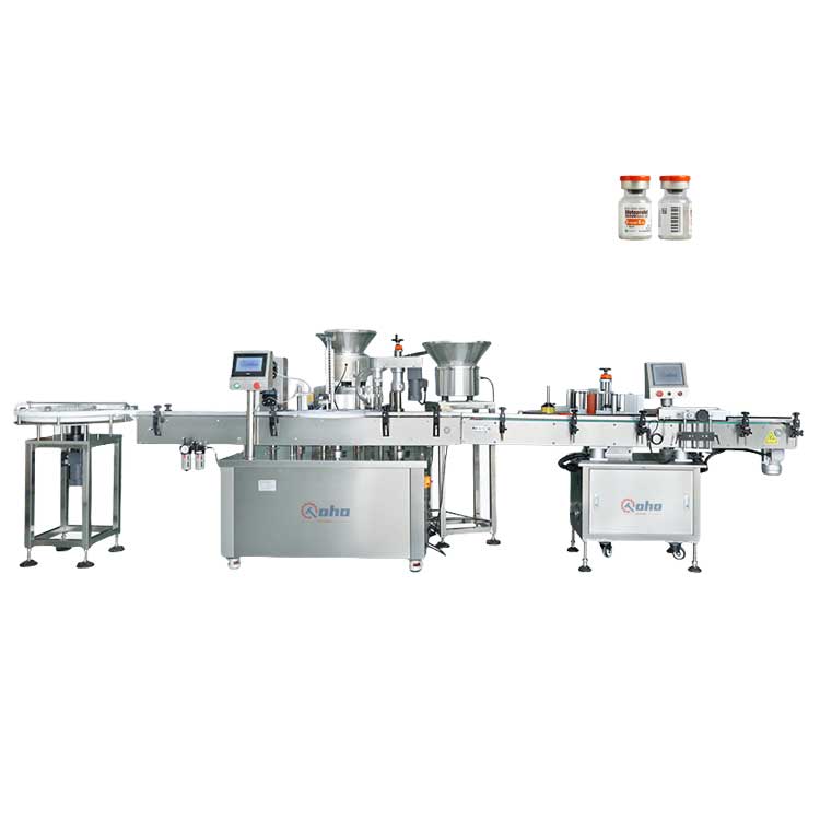 FillinMachine automatic small bottle vial liquid sealing and capping essential oil filling machine
