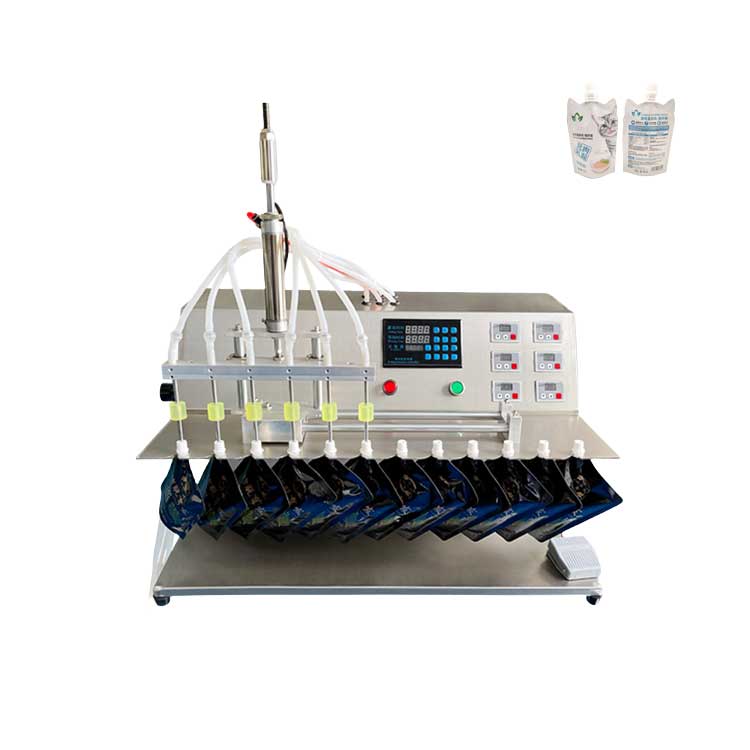 FillinMachine spout pouch semi automatic bag spout pouch filling machine