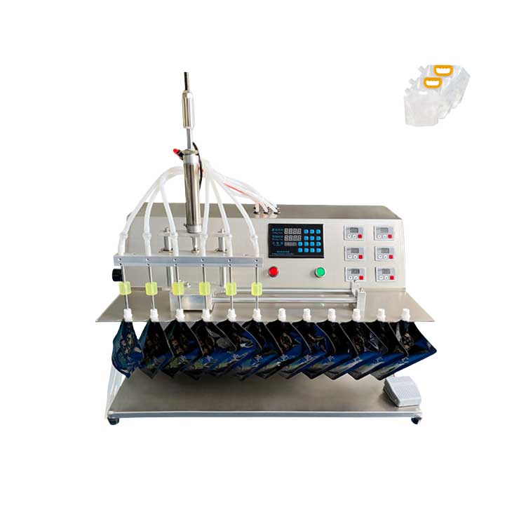 FillinMachine water pouch packing machine sachet water filling stand up pouch with spout filling capping machine