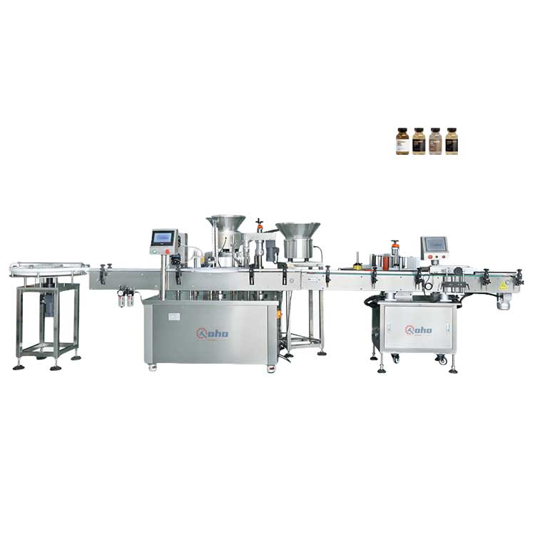 FillinMachine Automatic Injection Ampoule Vial Filling Stopping Capping Machine Production Line